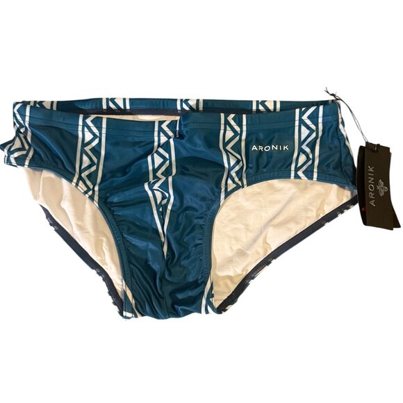 ARONIK SWIM BREIF. Lido Teal Size L - NEW W/ TAGS No longer available at ARONIK - Picture 1 of 2
